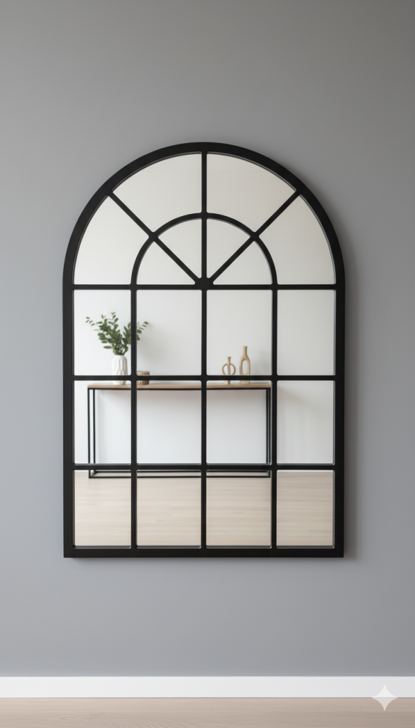 Atelier Arched Grid Mirror